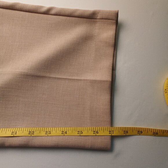 NWT Alfred Dunner Pants Size 18 Short Viennese Waltz Wide Leg High Rise Beige - Picture 9 of 10